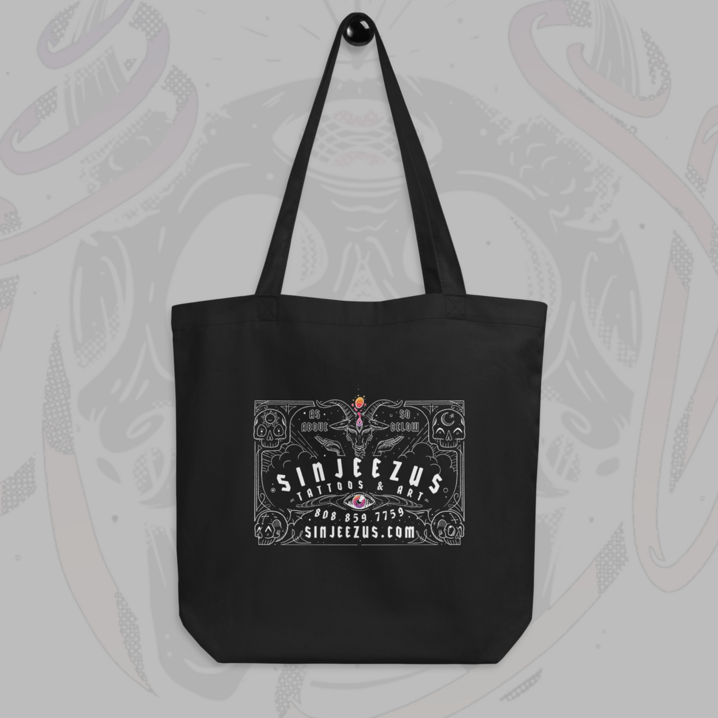 Thread of Destiny - Sinjeezus Eco Tote Bag