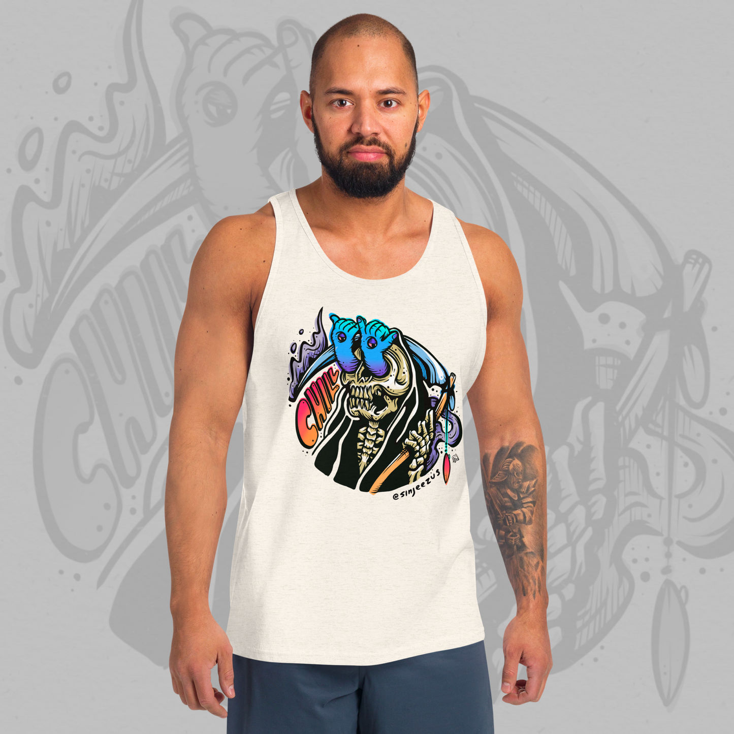Chill Reaper - Sinjeezus Unisex Tank Top