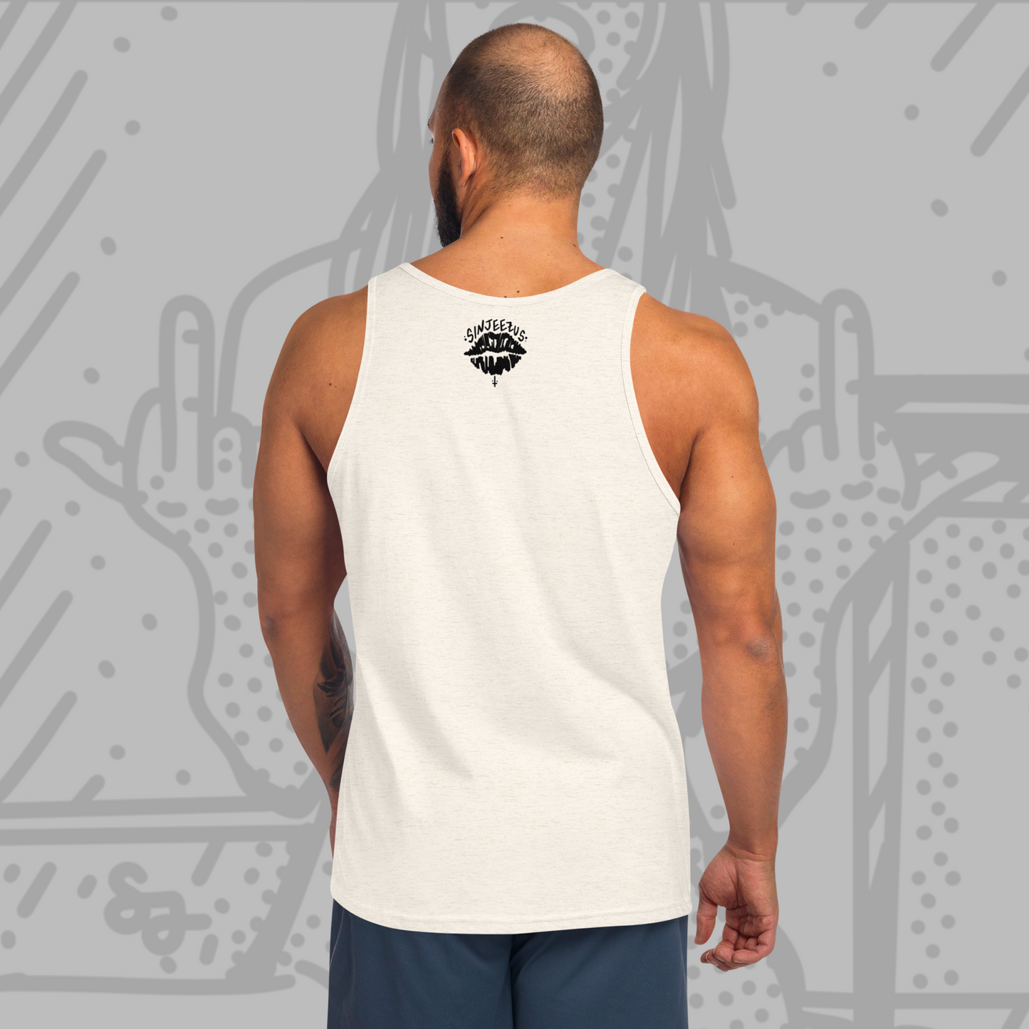 Fuck Censorship! - Sinjeezus Unisex Tank Top