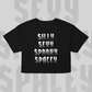Silly Sexy Spooky Spacey - Sinjeezus Women’s crop top