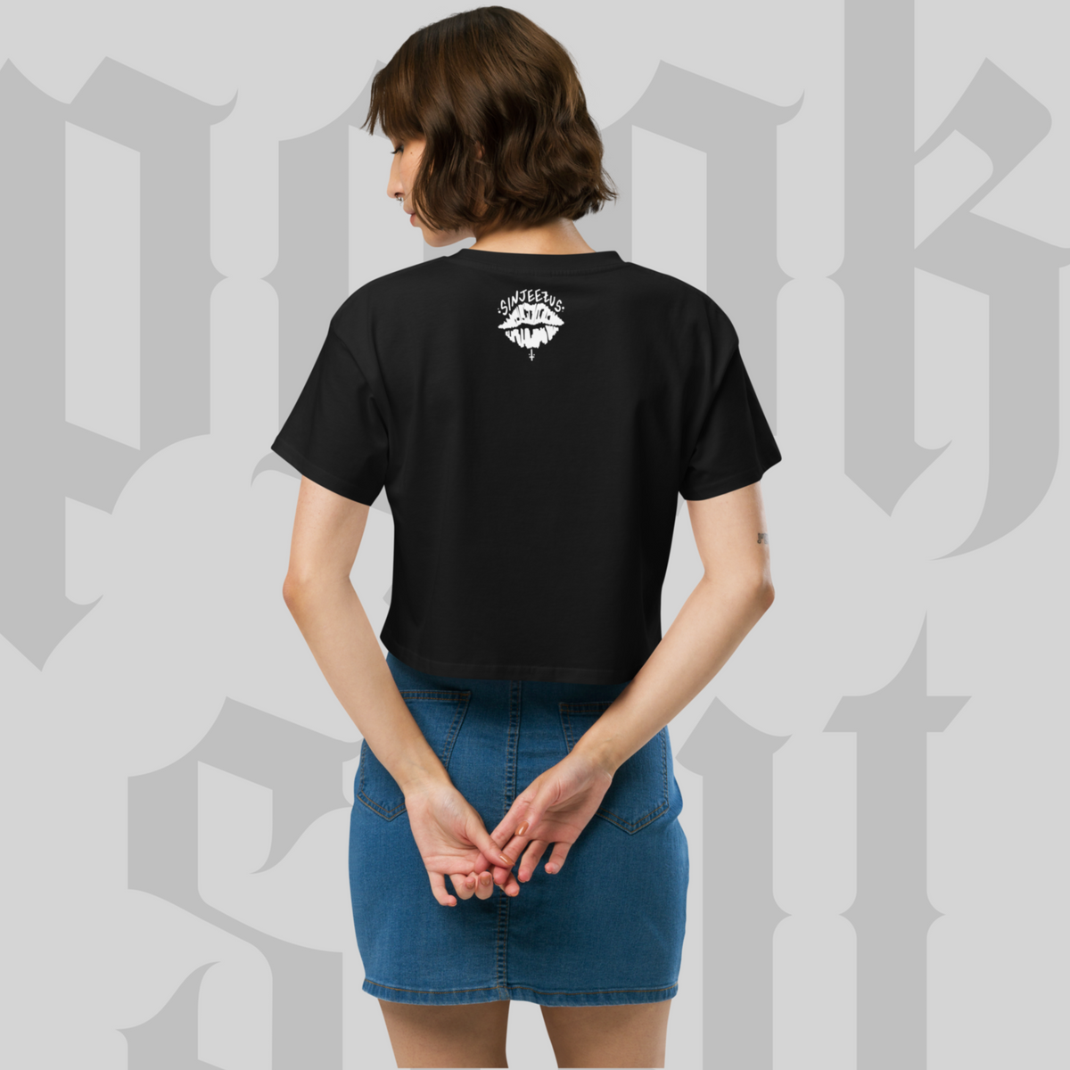 Spooky Slut - Sinjeezus Women’s crop top