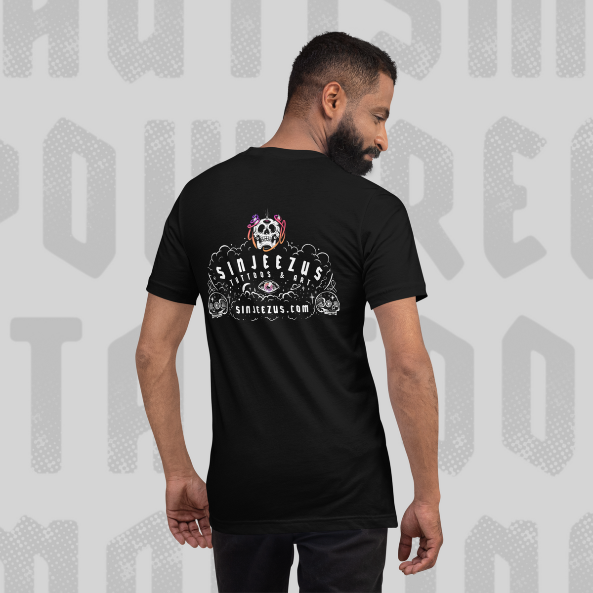Autism Powered Tattoo Machine - Sinjeezus Unisex Tee