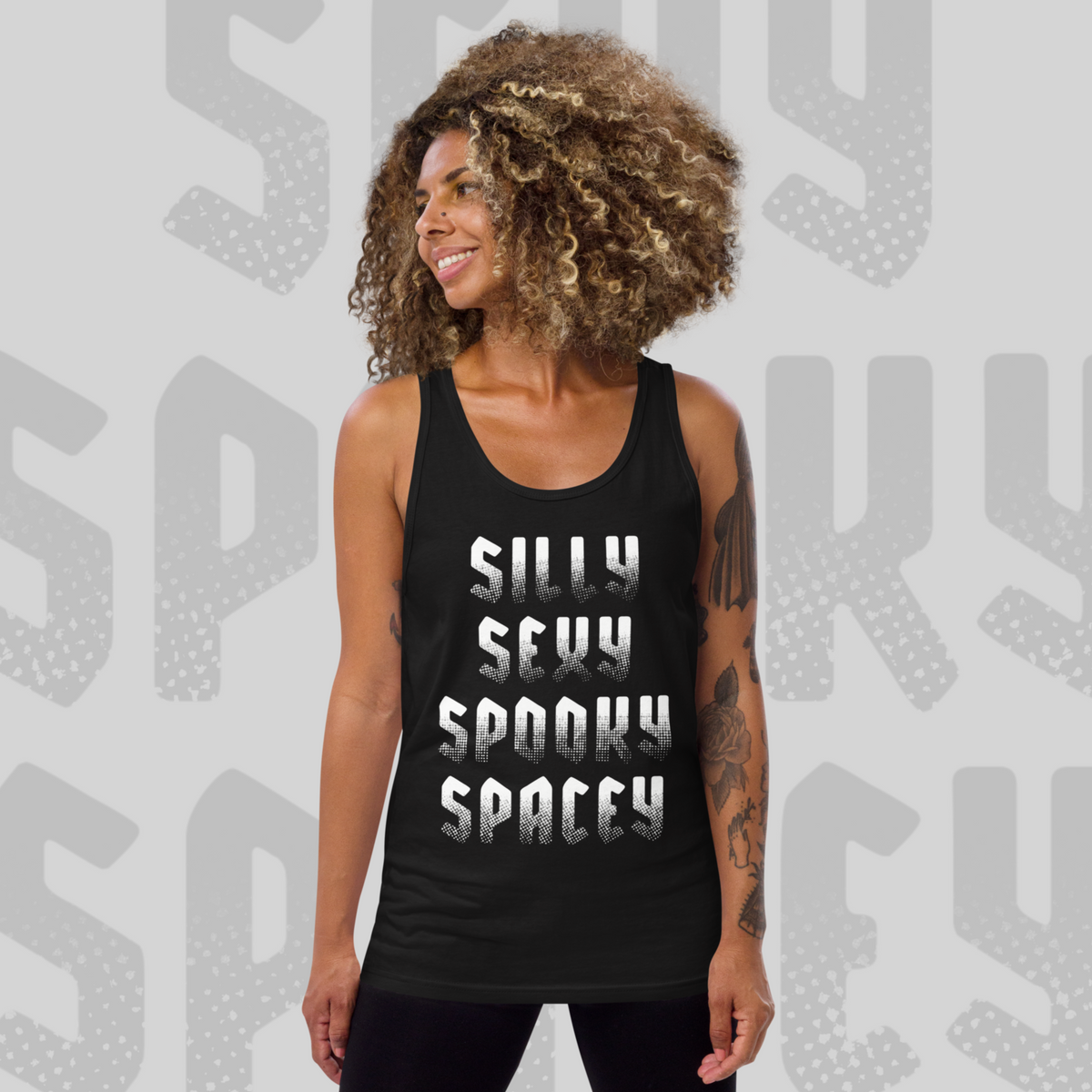Silly Sexy Spooky Spacey - Sinjeezus Unisex Tank