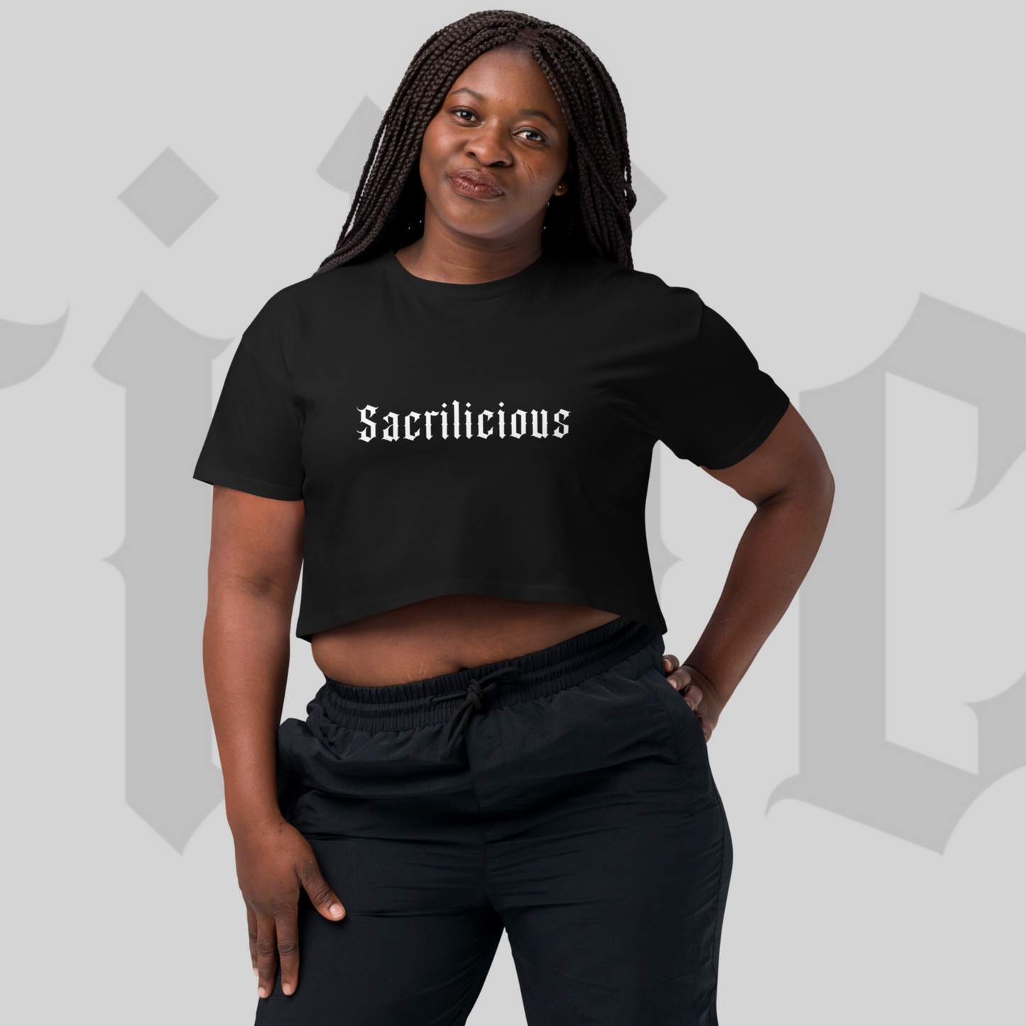 Sacrilicious - Sinjeezus Women’s Crop Top