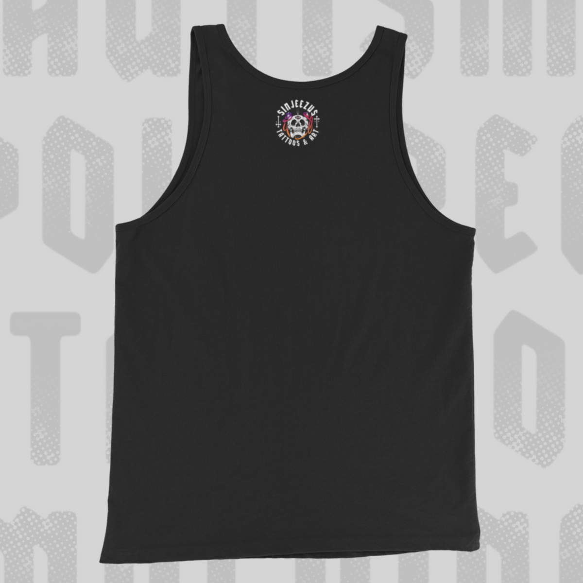 Autism Powered Tattoo Machine - Sinjeezus Unisex Tank