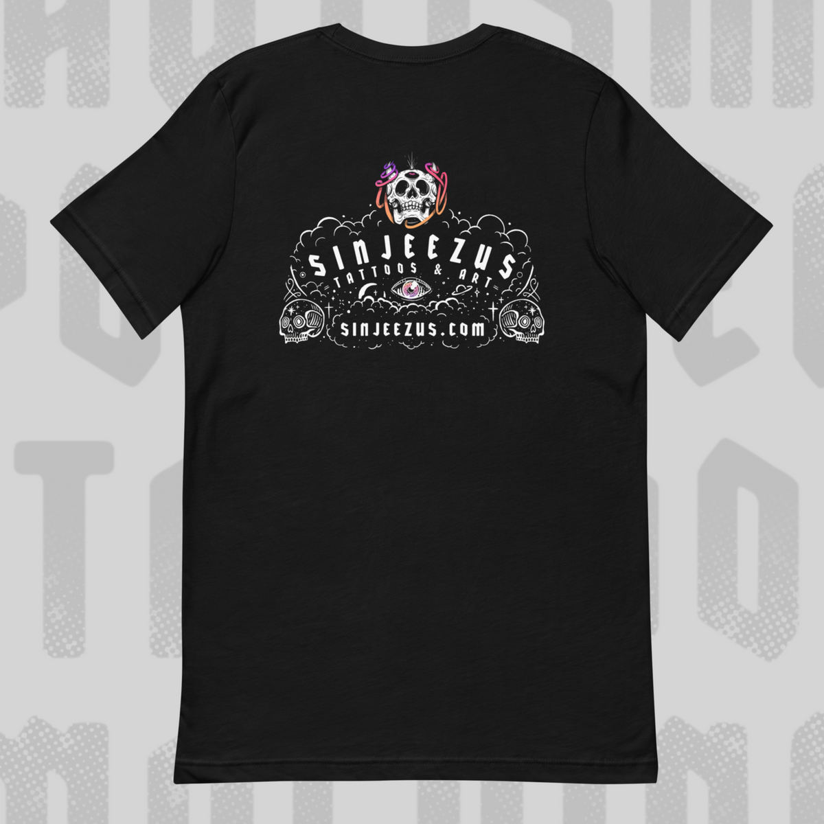 Autism Powered Tattoo Machine - Sinjeezus Unisex Tee