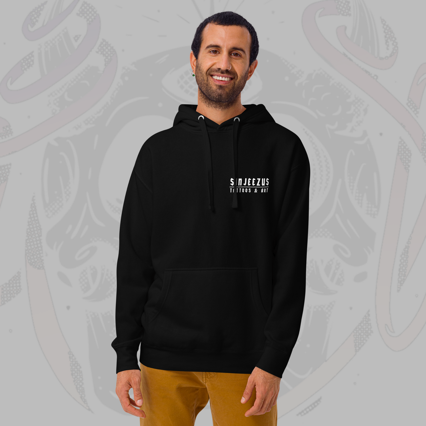 Thread of Destiny - Sinjeezus Tattoo Unisex Hoodie