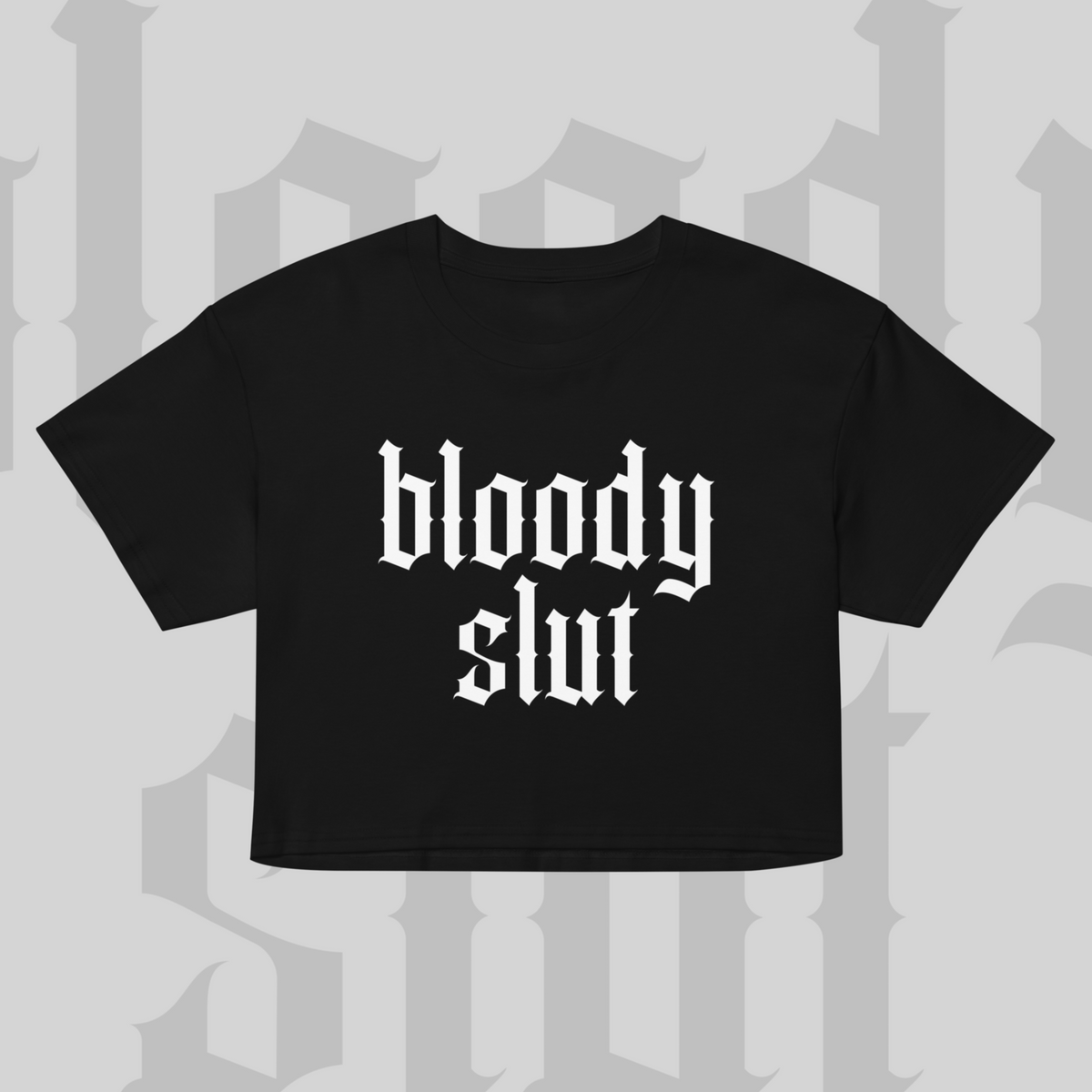 Bloody Slut - Sinjeezus Women’s Crop Top