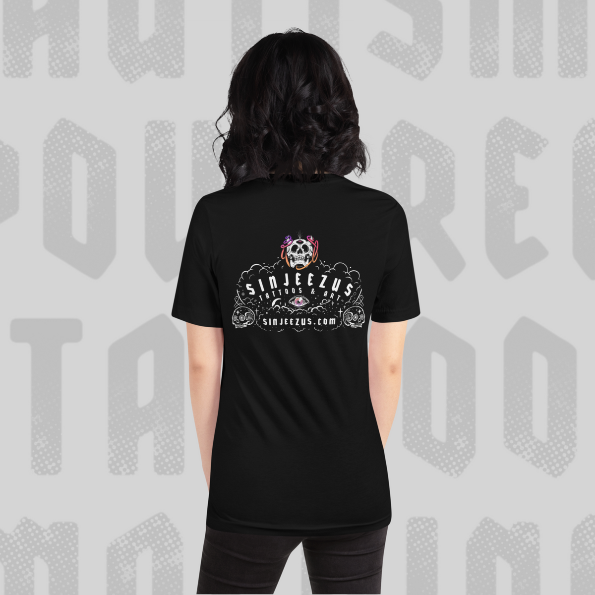 Autism Powered Tattoo Machine - Sinjeezus Unisex Tee