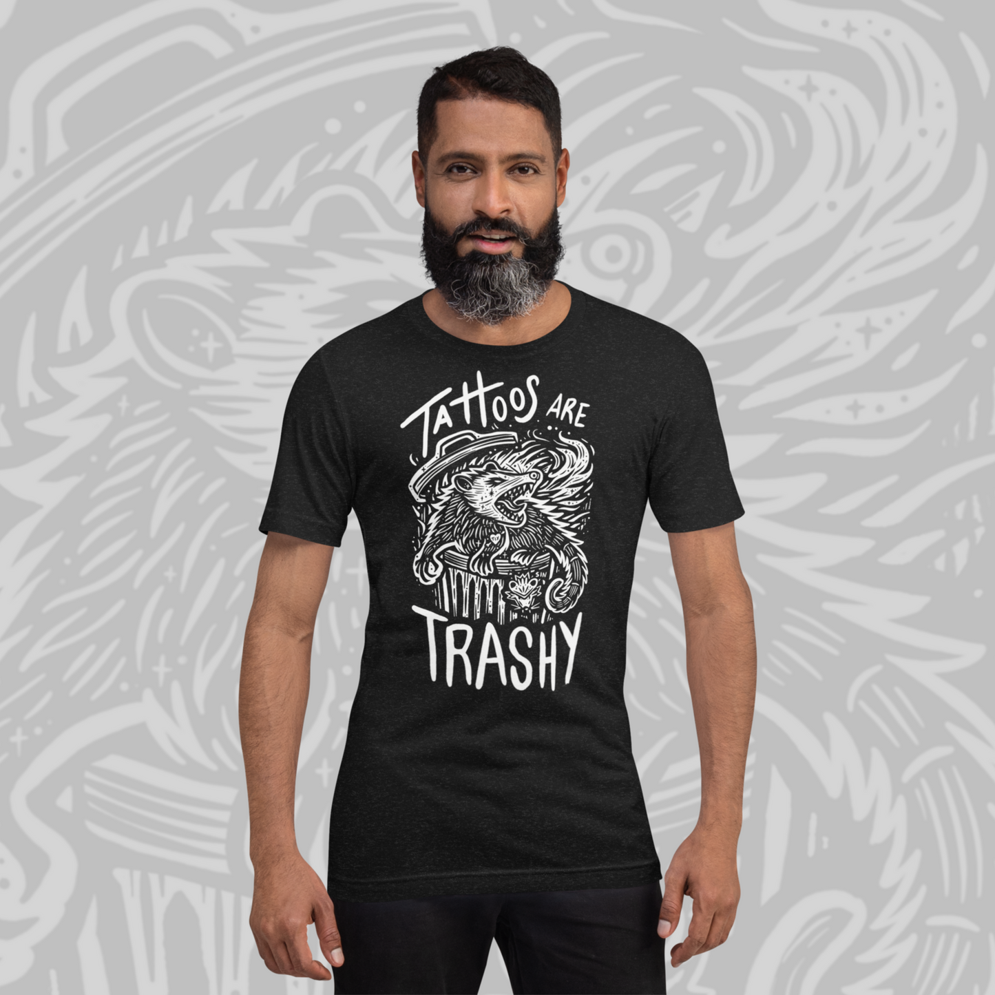 Tattoos are Trashy - Sinjeezus Unisex Tee