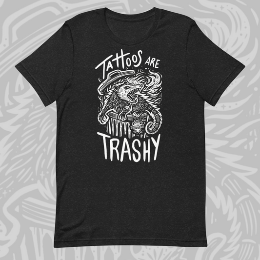 Tattoos are Trashy - Sinjeezus Unisex Tee