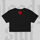 Red Bloody Slut - Sinjeezus Women’s crop top