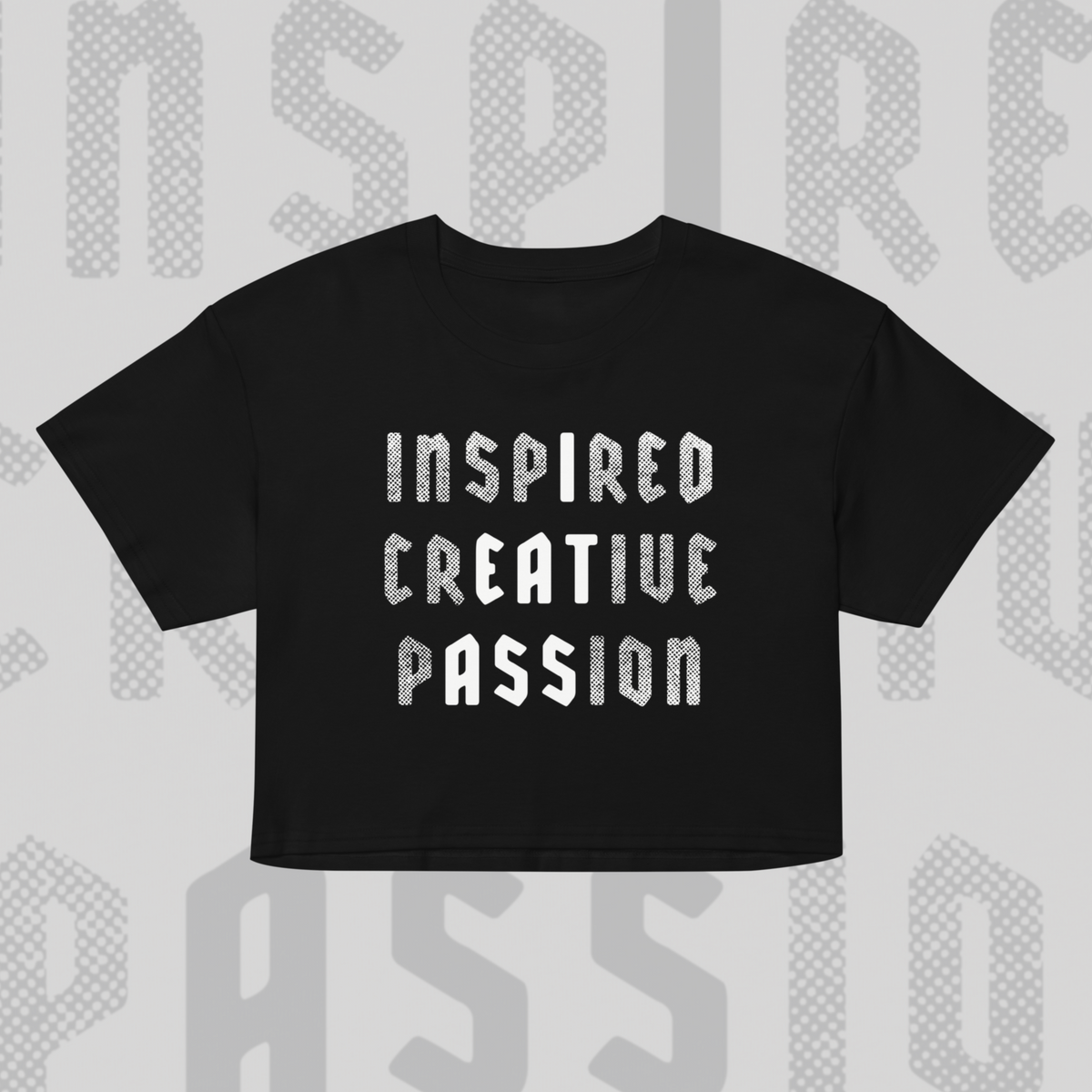 Inspired Creative Passion - Sinjeezus Women’s Crop Top