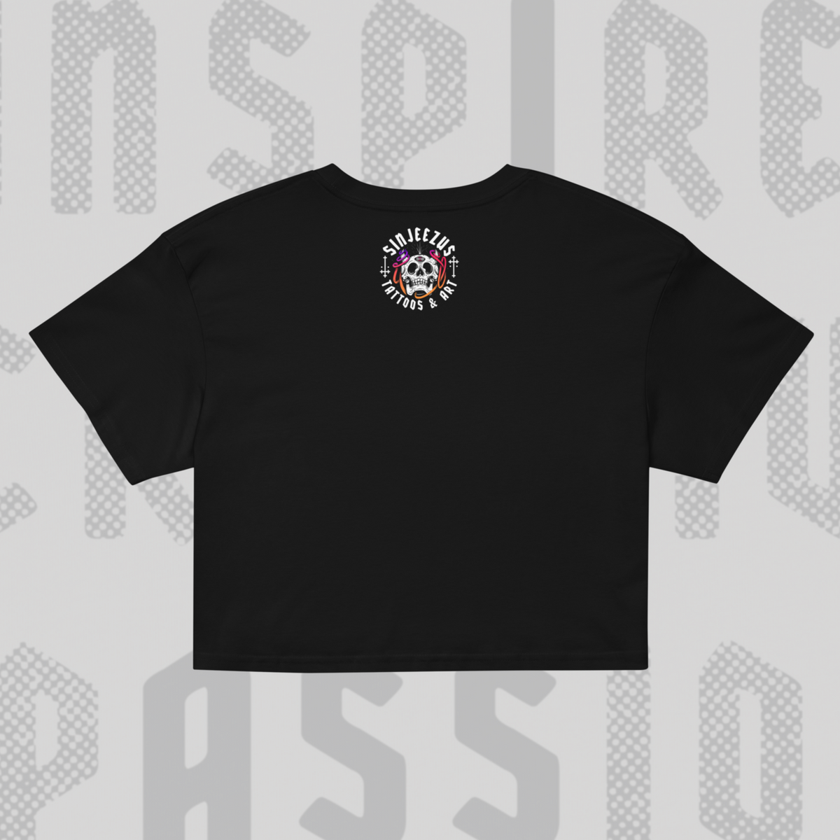 Inspired Creative Passion - Sinjeezus Women’s Crop Top