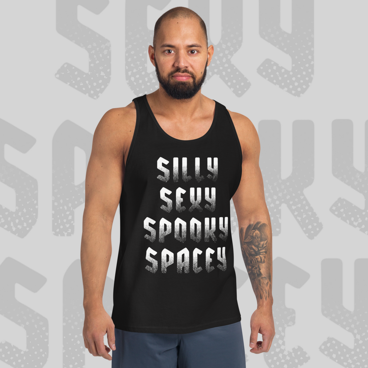 Silly Sexy Spooky Spacey - Sinjeezus Unisex Tank