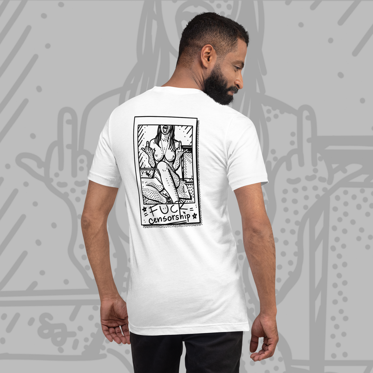 Fuck Censorship! - Sinjeezus Unisex Tee