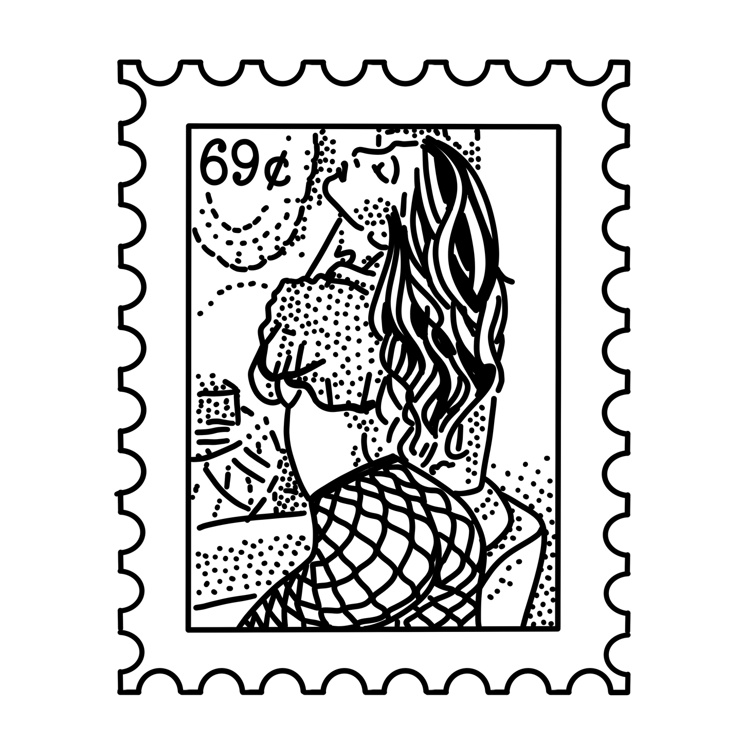 Amelia - Sexy Stamps T-Shirt