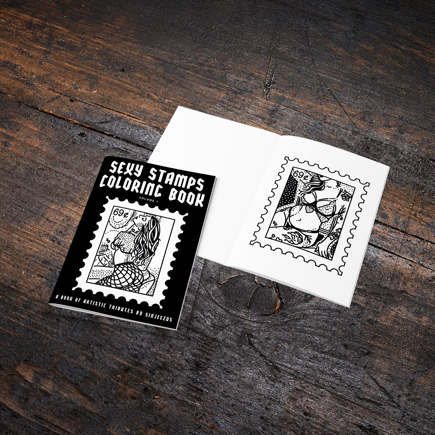 Sexy Stamps Coloring Book: Volume 1
