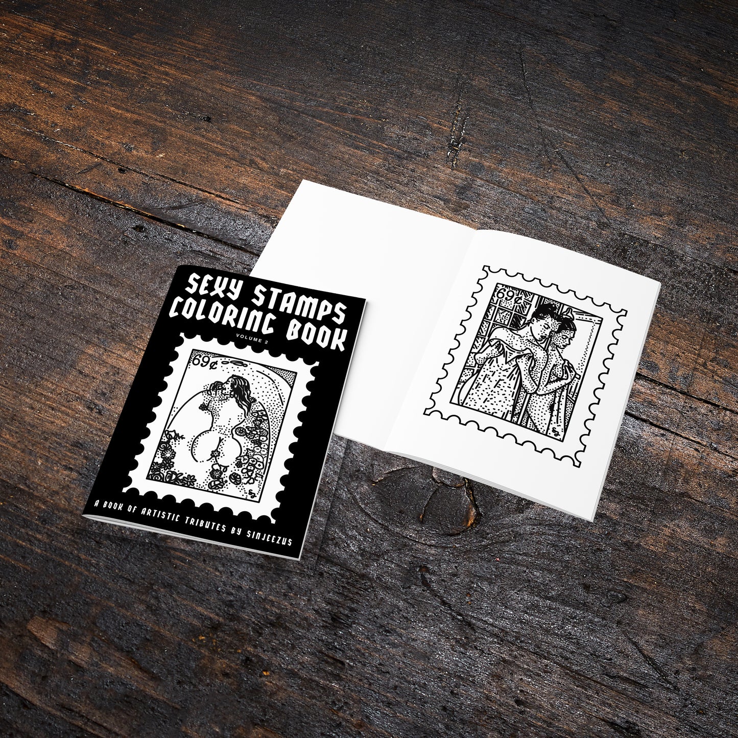 Sexy Stamps Coloring Book: Volume 2