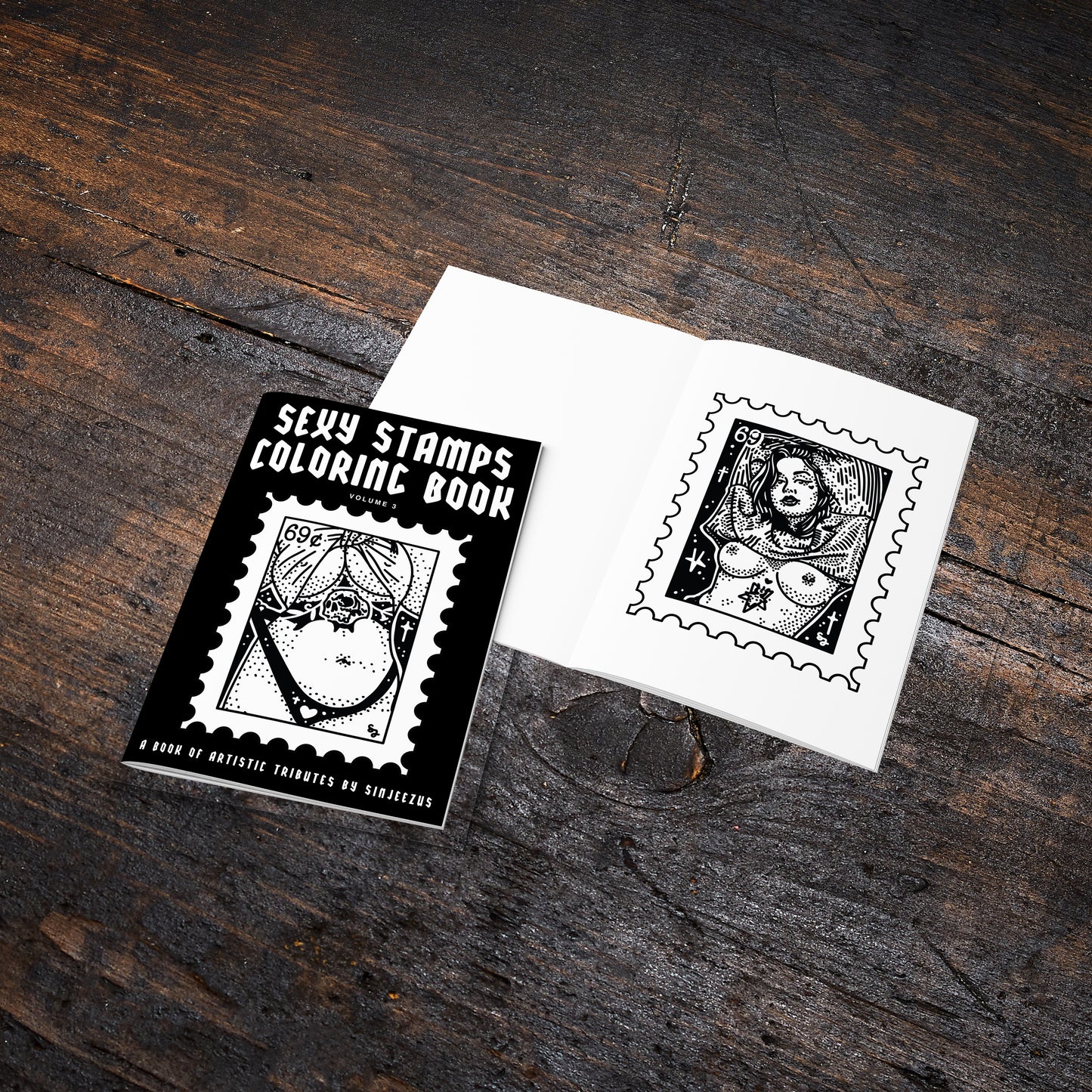 Sexy Stamps Coloring Book: Volume 3