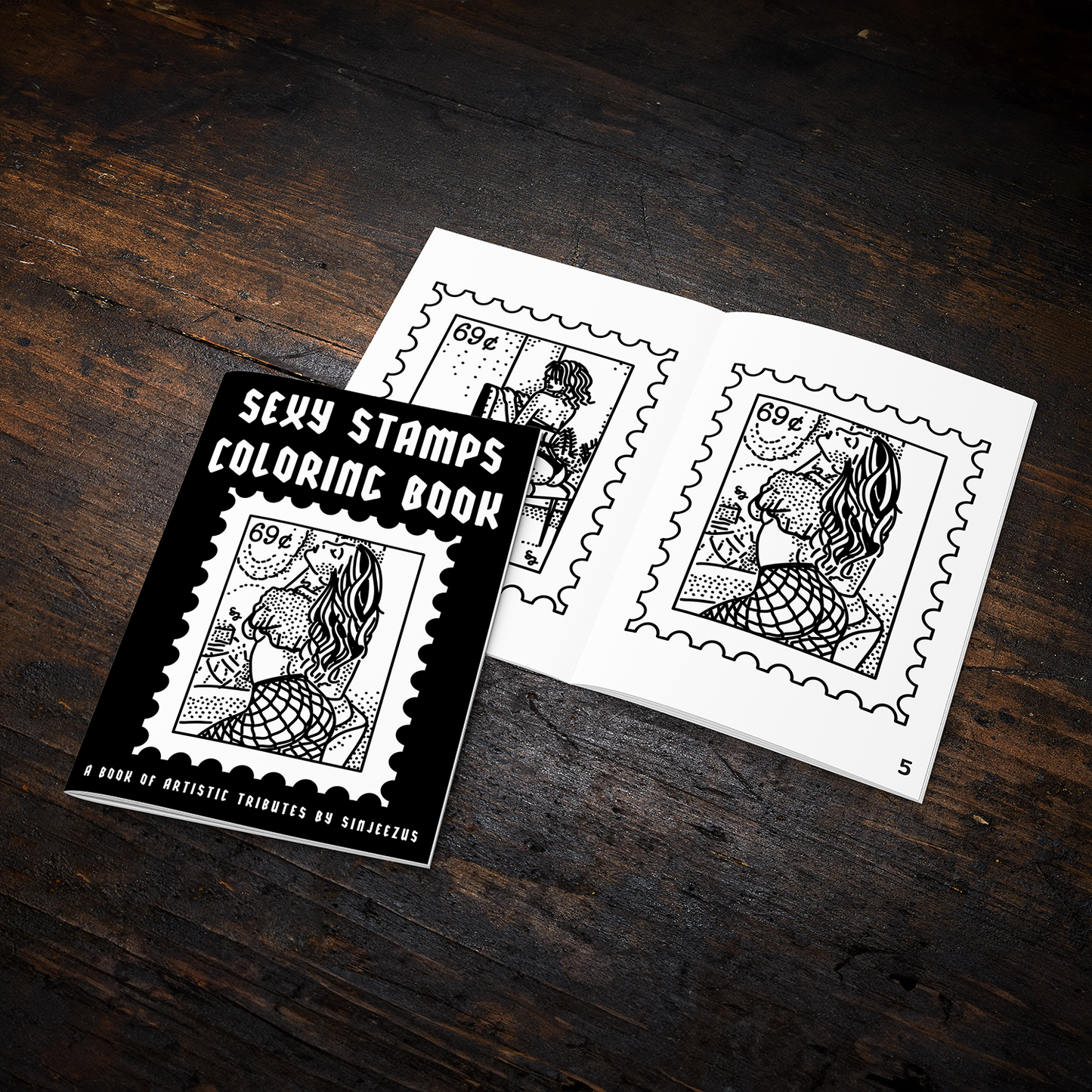 Sexy Stamps Coloring Book