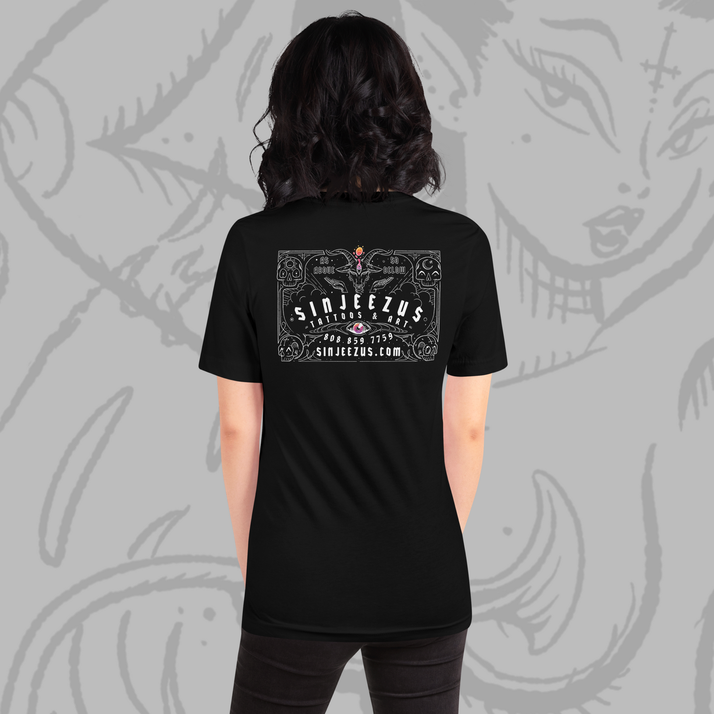 Fiery Demon Mama - Sinjeezus Unisex T-shirt