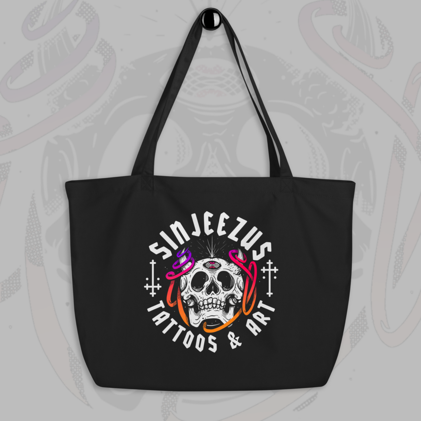 Thread of Destiny - Sinjeezus Large Eco Tote