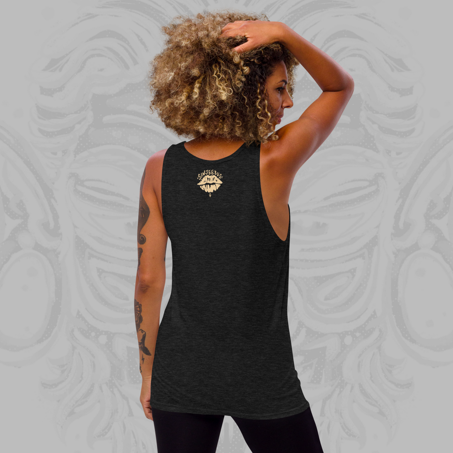 Lust Demon Mask - Sinjeezus Unisex Tank Top