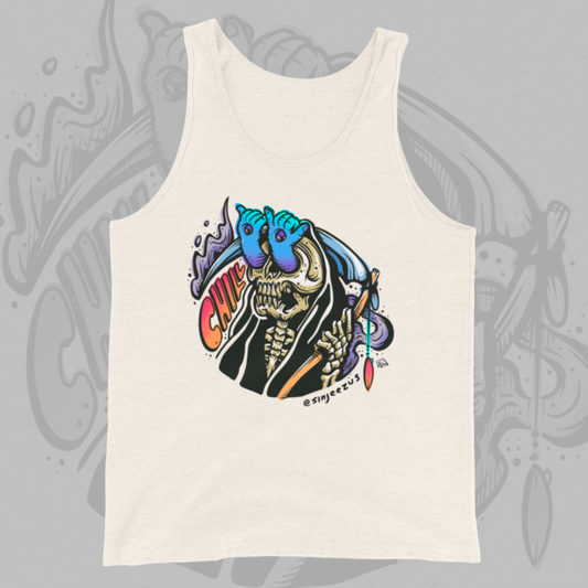 Chill Reaper - Sinjeezus Unisex Tank Top